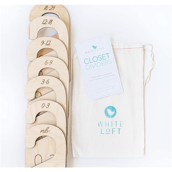 Baby Closet Size Divider Baby Closet Organizer (Set of 7) - Picture 6 of 6